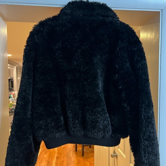 Cozy teddy/Faux fur bomber coat, Rag & Bone *mob wife look* - Picture 6 of 11